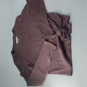 Madewell Texture & Thread Jacquard Knit Top